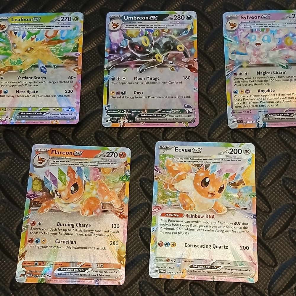 Pokemon EX Trading Card Set Prizmatic 5 Total